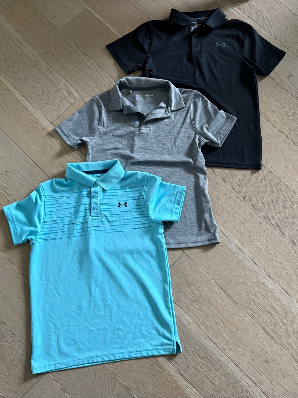 Under armour GOLF boy polo shirts bundle